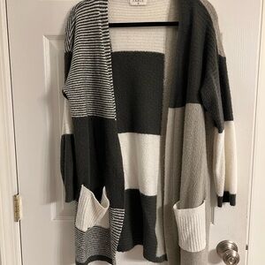 EUC Fable color-block cardigan